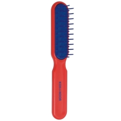 Rectangular hair brush large red