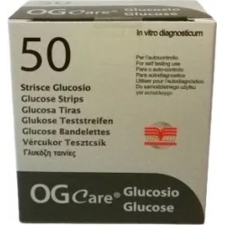 Og Care Glucosio - 25 blood glucose test strips(Damaged Package)