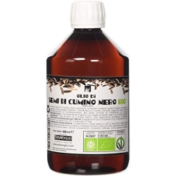 Organic Black Cumin Seed Oil 500ml - Immune System, Digestion, and Cholesterol Supplement