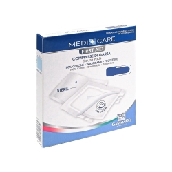 Medicare - 12 Sterile Cotton Gauze Pads 36 x 40 cm