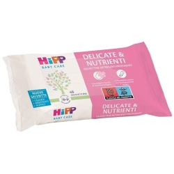 Hipp Delicate&Nourishing - 48 Cleansing Wipes for Sensitive Skin