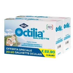 Octilia - 40 Cleansing Wipes for the Eye Area