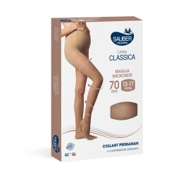 Sauber Classic Line - Maternity Tights Micro-Mesh 70 Den (13-17 mmHg) Size 5 Color Black
