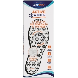 Tecniwork Active Winter - Thermal Insulation Insoles for Winter Cold 1 Pair Size 46