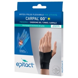 Epitact Carpal'Go - Flexible Orthosis for Carpal Tunnel Syndrome, Right Hand, Size L