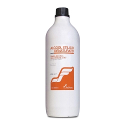 Denatured Ethyl Alcohol 90° for Hygienic, Pharmaceutical and Hospital Uses 1000 ml