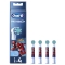 Oral-B PRO Kids - 4 Replacement Heads with Spiderman for Kids' Electric Toothbrushes