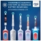 Oral-B PRO Kids - 4 Replacement Heads with Spiderman for Kids' Electric Toothbrushes