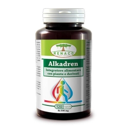 Alkadren 120 Capsules - Supplement for acid-base metabolism, electrolyte balance and fluid drainage