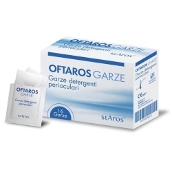 Oftaros Gauze - 16 Periocular Cleansing Gauzes
