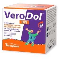 Verodol Tape - Treatment of Musculoskeletal and Joint Pain 2.5 m x 4 cm