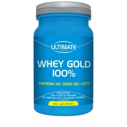 Ultimate ItaliaWhey Gold 100% Banana Flavor 750g - Whey Protein Supplement