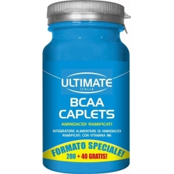 Ultimate ItaliaBcaa200 - Branched Chain Amino Acid and Vitamin B6 Supplement, 240 Tablets
