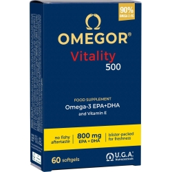 Vitality500 - Heart Health Supplement 60 capsules (Damaged Package)