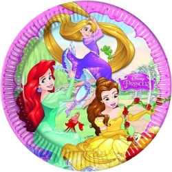 Princess piatti di carta - confezione 8 piattini