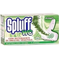 Neutralizing odours solid tabs for toilet - 4 pcs pine scent ( damaged packaging)