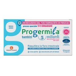 Progermila Children 5 Billion - Probiotic and Vitamin B Supplement 6 Vials