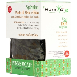 Nutri Te' Acqua e Farina - hypoallergenic penne rigate made from corn and rice with spirulina and inulin 250g