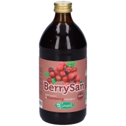 Berrysan Pure Cranberry Juice 500 ml - Natural Supplement for Urinary Tract and Drainage