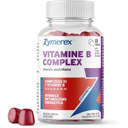 Zymerex Vitamin B Complex Strawberry, Blueberry, and Mandarin Flavor 60 Gummies - Energy Supplement