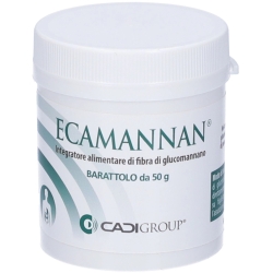 Ecamannan Food supplement of glucomannan fiber - 50g jar