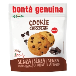 Genuine Goodness Chocolate Cookies - gluten-free and lactose-free chocolate chip cookies 200g