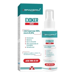 EXOKER - Adjuvant Spray for Skin Parasitic Infections 100 ml