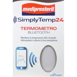 SymplyTemp24 - Bluetooth Digital Thermometer for Measuring and Monitoring Body Temperature