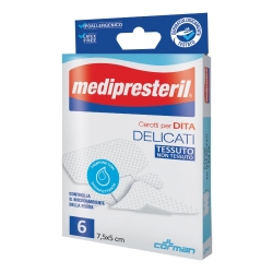 Medipresteril 6 Delicate Finger Plasters 7.5x5cm