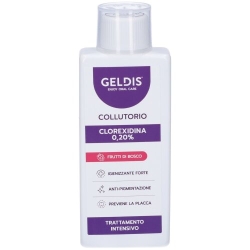 Chlorhexidine 0.20% Berry Flavor - Alcohol-Free Antibacterial Mouthwash for Sensitive Gums 200 ml