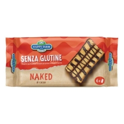 Naked - sponge cake snack with cocoa cream and dark chocolate, gluten-free 198g
