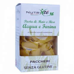 Nutri Té Paccheri - hypoallergenic gluten-free pasta made from corn and rice, bronze-drawn, 250g