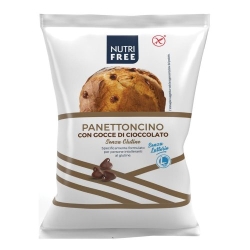 Gluten-free and lactose-free chocolate chip panettone, 100g