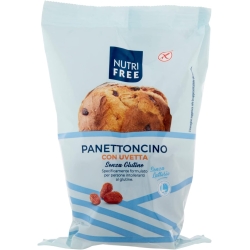 Gluten-free and lactose-free panettone with raisins, 100g