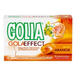Gola Effect Orange Flavor 16 Candies - Throat and Voice Supplement