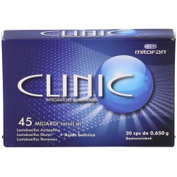 clinic - probiotics food supplement 20 capsules