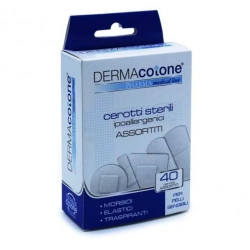 Dermacotone - 40 Assorted Hypoallergenic Sterile Plasters for Sensitive Skin