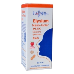 Naso-Gola Plus Hypertonic Solution Kids Raspberry Flavor 30 ml - Respiratory System Supplement