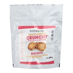 Crunchy Coconut and Raspberry - high-fiber gluten-free protein biscuits 200g