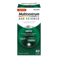 Multicentrum Age Mente 40 Capsules - Cognitive Function and Mental Well-Being Supplement