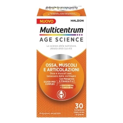 Multicentrum Age Science 30 Tablets - Supplement for Bones, Muscles, and Joints