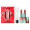 To The Future Lip Trio Set - Silky Lipstick N. Velvet Teddy + Silky Matte Lipstick N. Whirl + Transparent Lipgloss