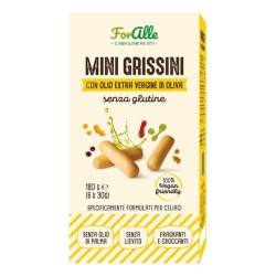 Mini gluten-free breadsticks with extra virgin olive oil, 180g