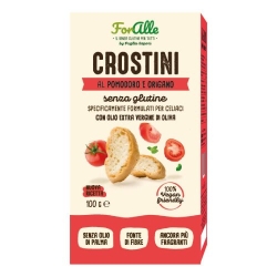 Gluten-free tomato and oregano crostini (100g)