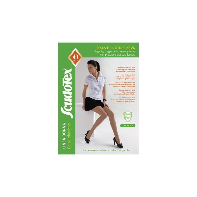 Bas De Compression Auto-fixants SCUDOTEX 70 Deniers - Pour Bien-être Et Soutien Quotidien | Taille 5, Couleur Naturelle