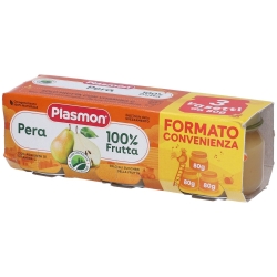 Pear - Homogenized food for babies from 4 months onwards, 3 jars x 80 g