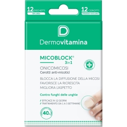 Dermovitamina Micoblock 3in1 - Anti-Fungal Onychomycosis 12 Patches