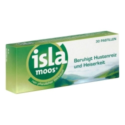 Isla Moos - 30 Icelandic Moss Pastilles for Throat and Voice