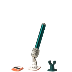 The Rasor Starter Set Pine - Anodized Aluminum Razor with 5 Blades
