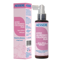 Colloidal Hyaluronic Acid Plus Spray 1000 ppm - Hydration, skin and joint supplement 100 ml
